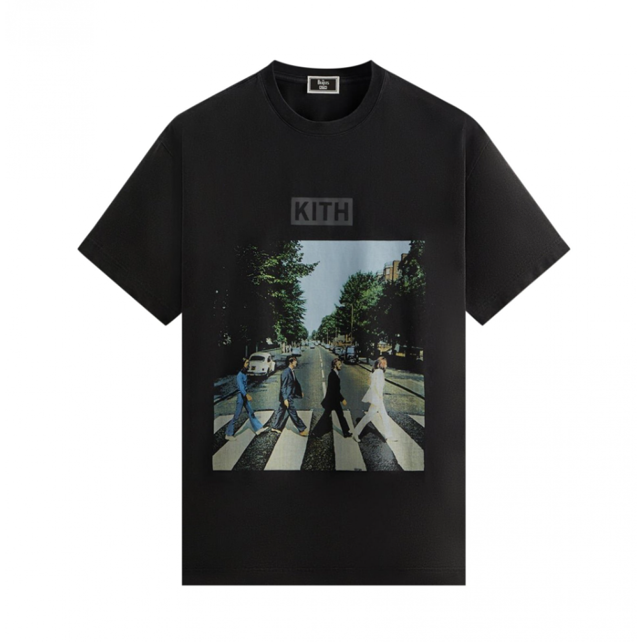 Футболка Kith For The Beatles Abbey Road Vintage Tee Black