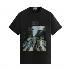 Футболка Kith For The Beatles Abbey Road Vintage Tee Black