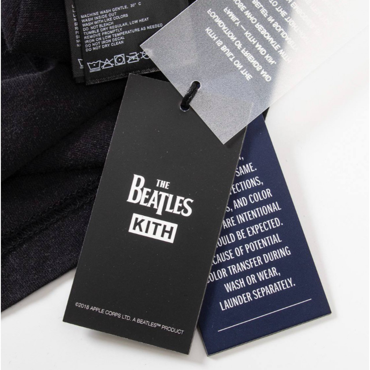 Футболка Kith For The Beatles Abbey Road Vintage Tee Black