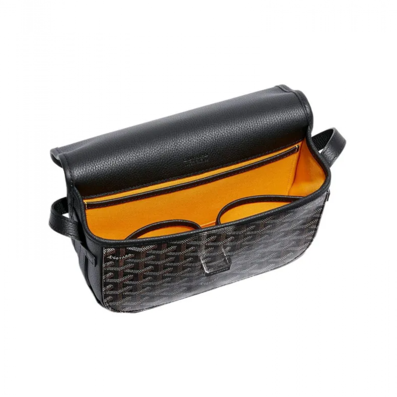 Сумка Goyard Belvedere Black PM Messenger Bag черная
