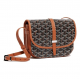 Сумка Goyard Belvedere Black Tan PM Messenger Bag черно-коричневая