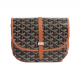Сумка Goyard Belvedere Black Tan PM Messenger Bag черно-коричневая
