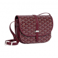 Goyard Belvedere Burgundy PM Messenger Bag