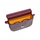 Сумка Goyard Belvedere Burgundy PM Messenger Bag бордовая