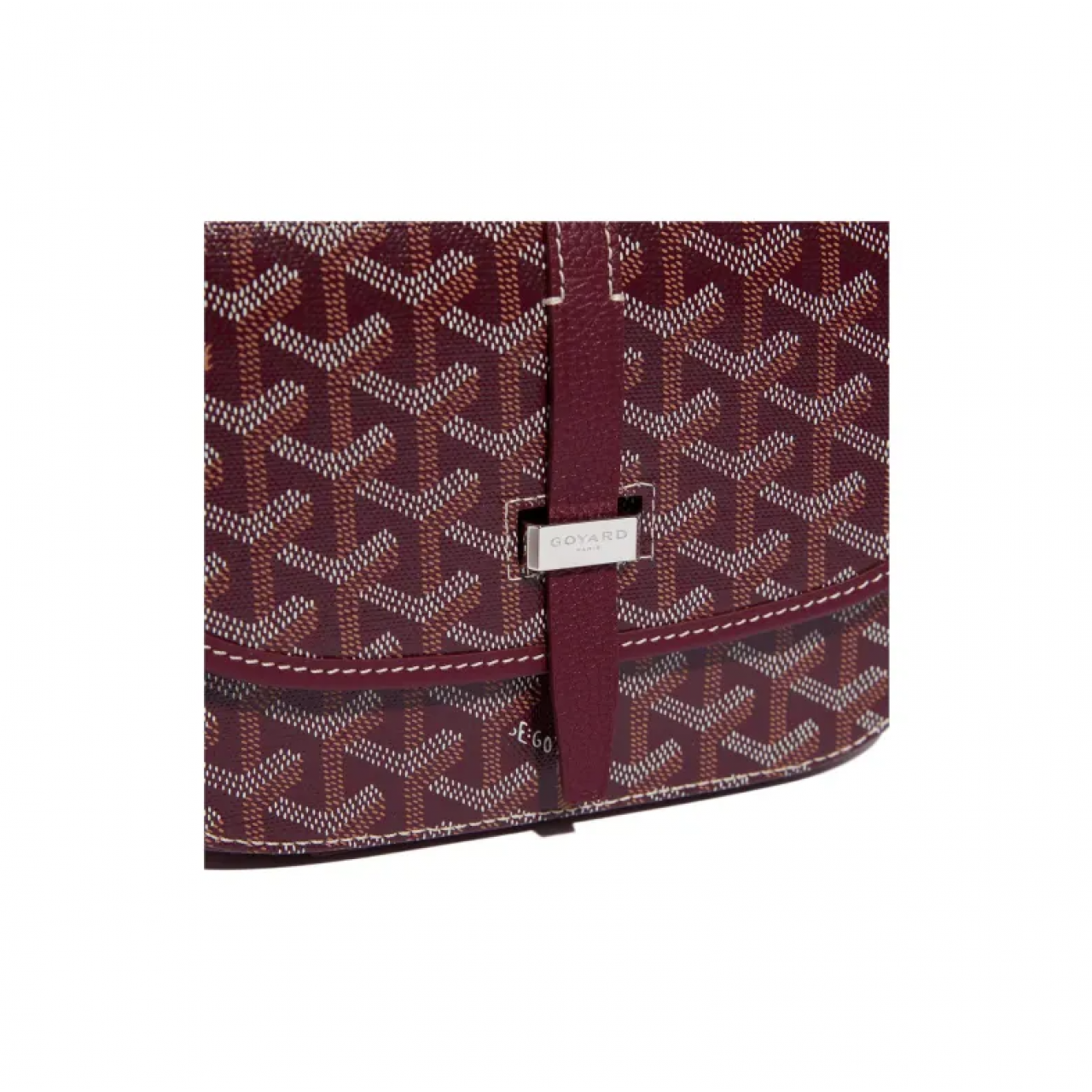 Сумка Goyard Belvedere Burgundy PM Messenger Bag бордовая