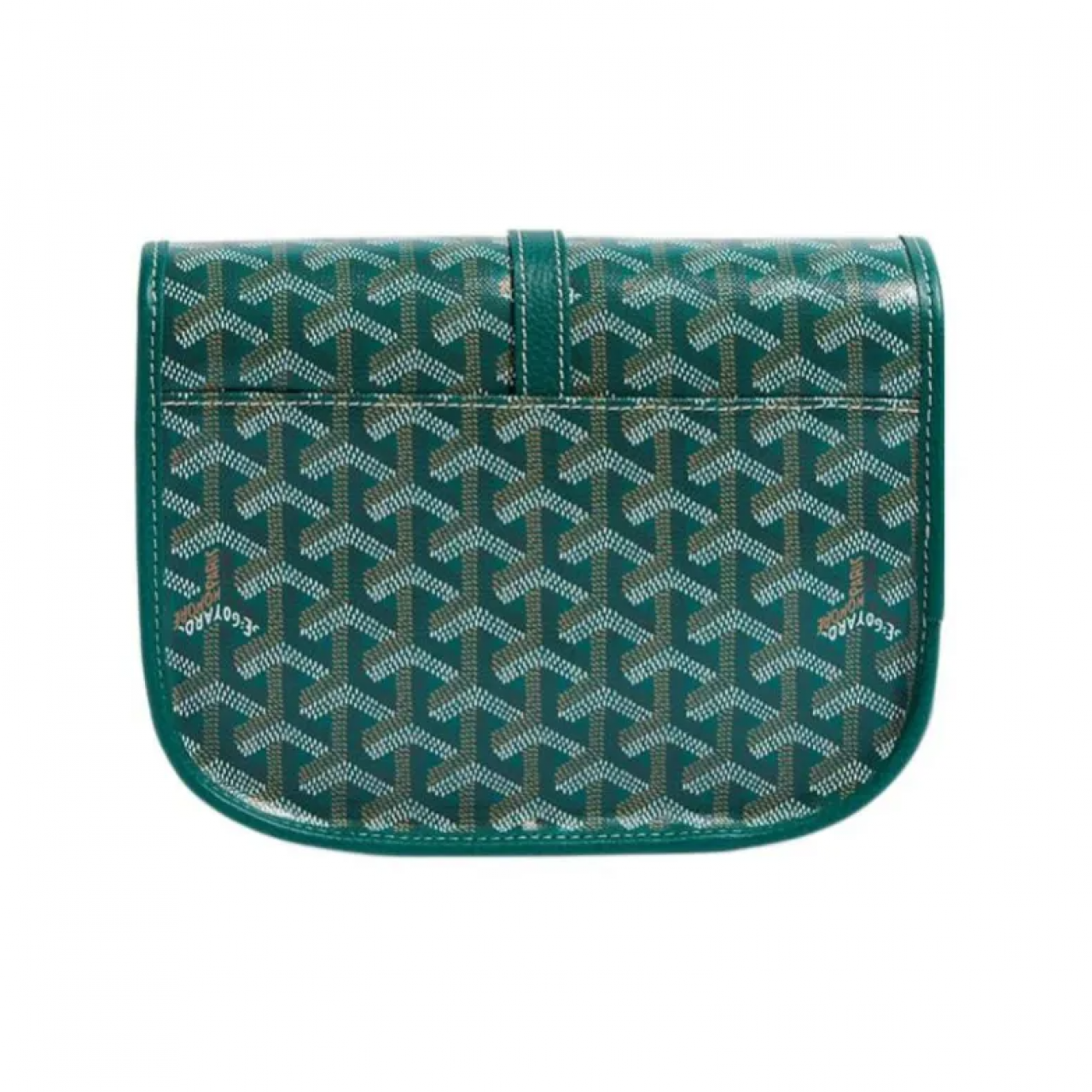 Сумка Goyard Belvedere Green PM Messenger Bag зеленый