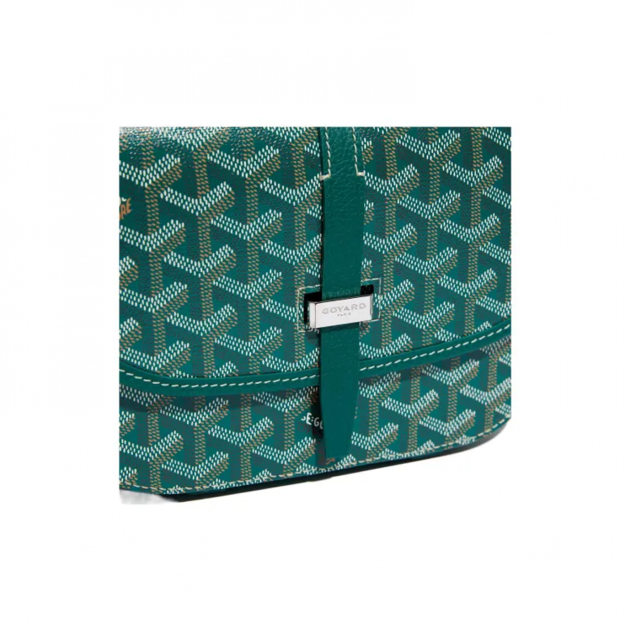 Сумка Goyard Belvedere Green PM Messenger Bag зеленый