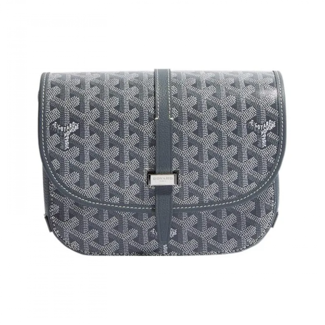 Сумка Goyard Belvedere Grey PM Messenger Bag серая
