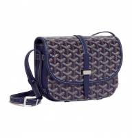 Goyard Belvedere Navy PM Messenger Bag