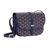 Goyard Belvedere Navy PM Messenger Bag