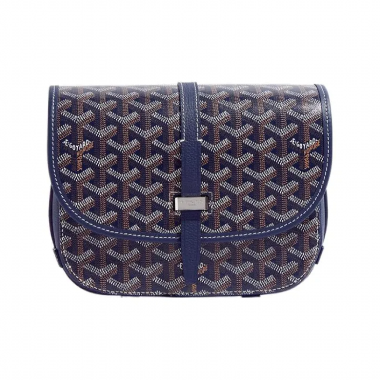 Сумка Goyard Belvedere Navy PM Messenger Bag синий