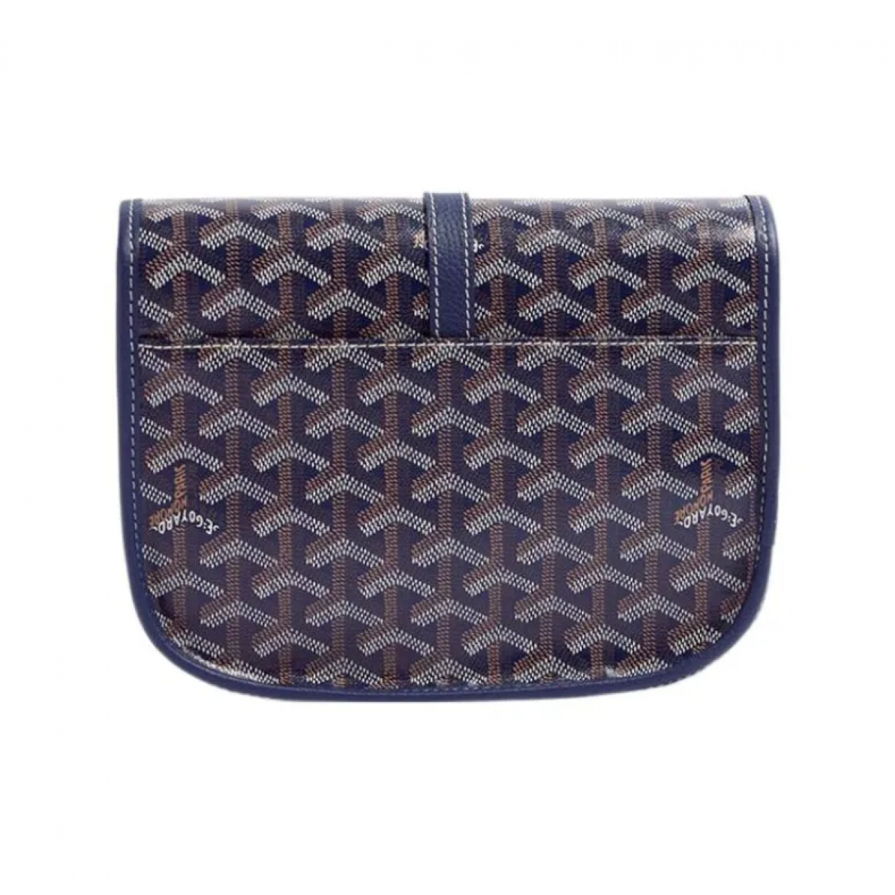 Сумка Goyard Belvedere Navy PM Messenger Bag синий
