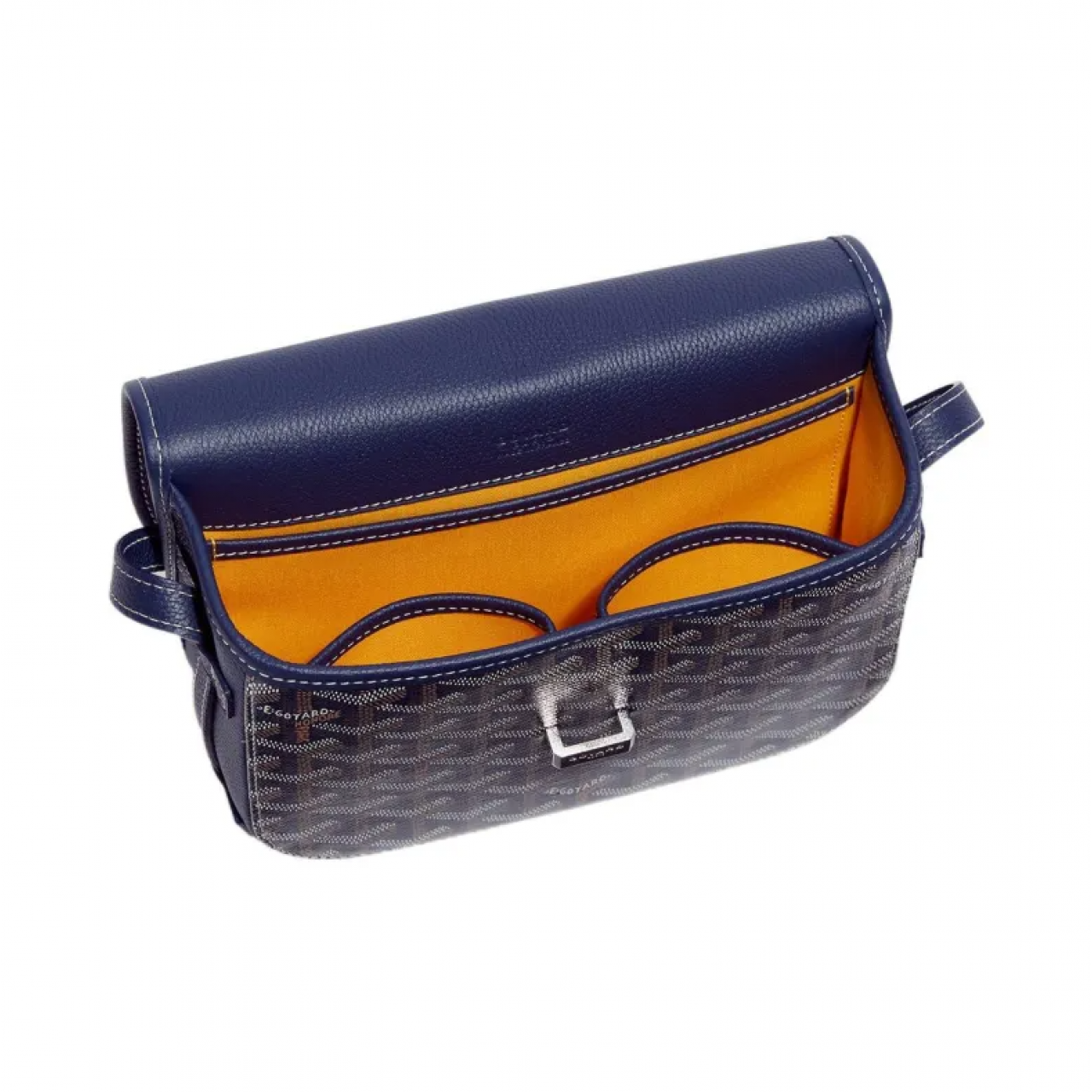 Сумка Goyard Belvedere Navy PM Messenger Bag синий