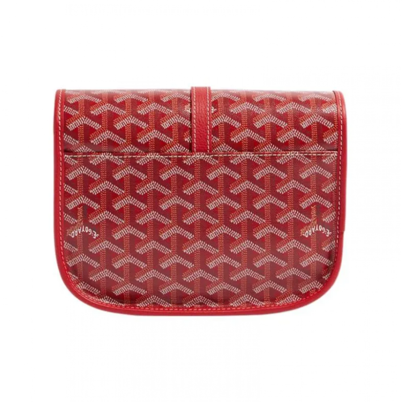 Сумка Goyard Belvedere Red PM Messenger Bag красная