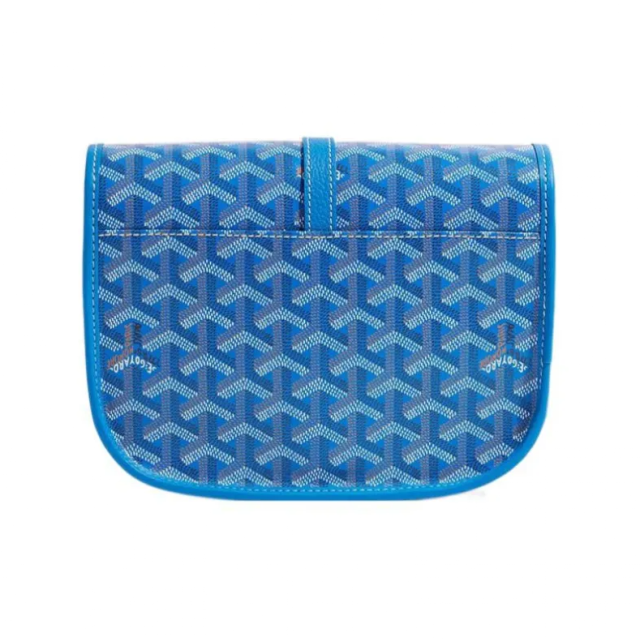 Сумка Goyard Belvedere Sky Blue PM Messenger Bag голубой