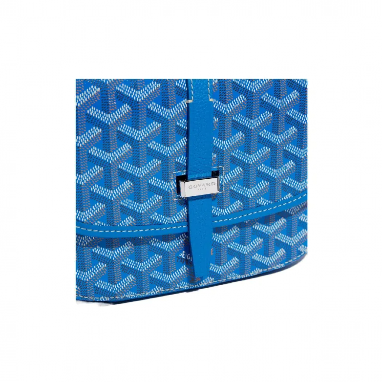 Сумка Goyard Belvedere Sky Blue PM Messenger Bag голубой