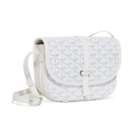 Goyard Belvedere White PM Messenger Bag