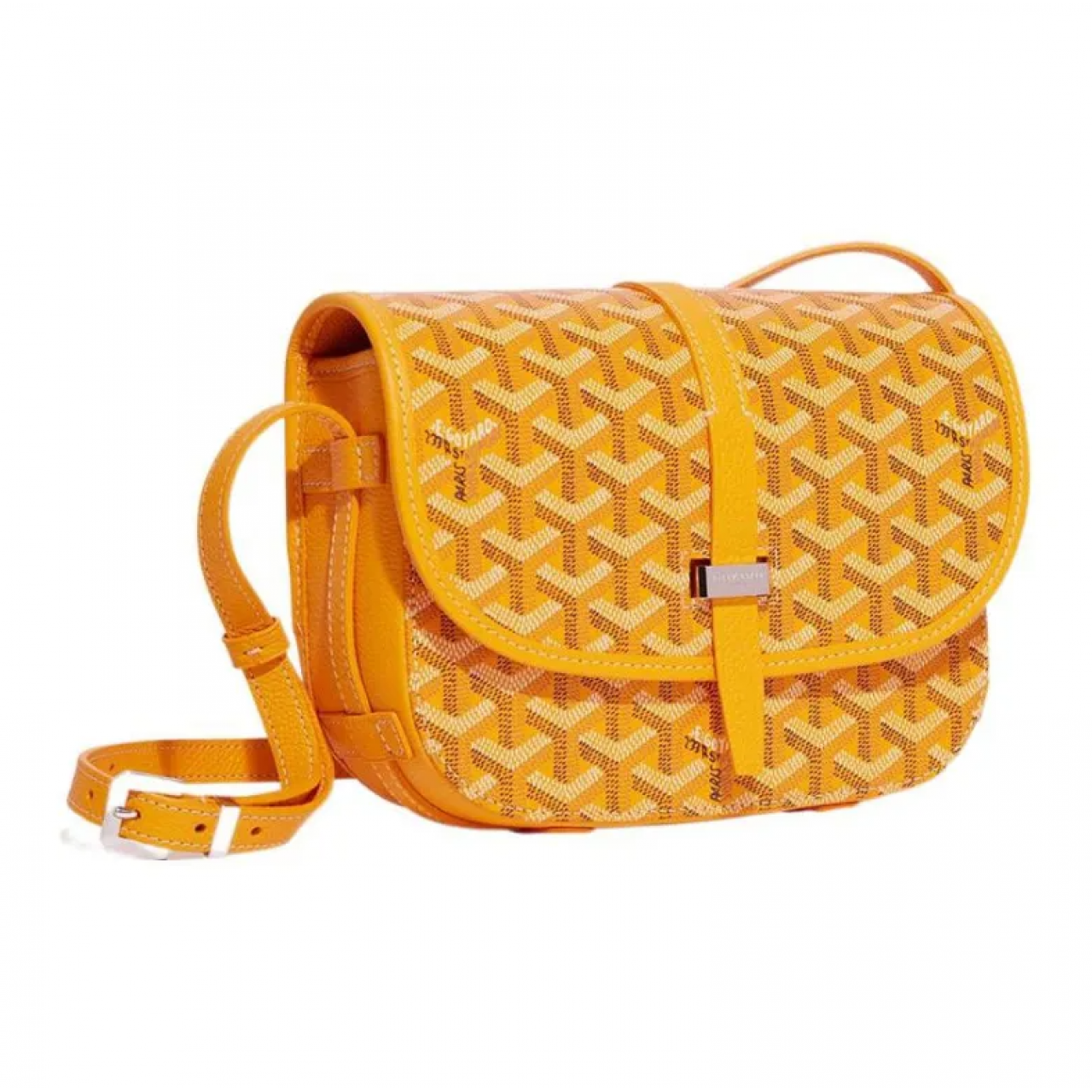 Сумка Goyard Belvedere Yellow PM Messenger Bag желтая