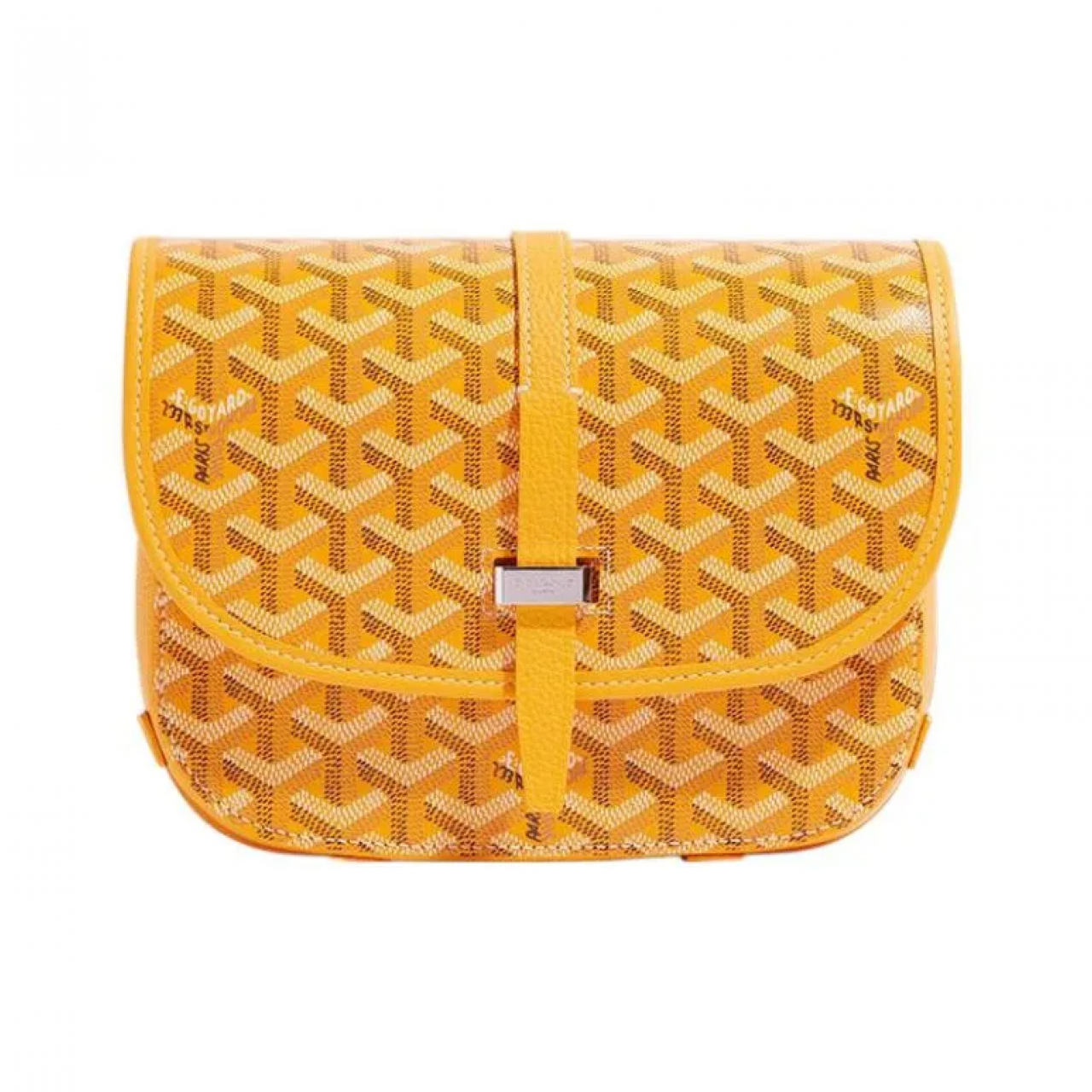 Сумка Goyard Belvedere Yellow PM Messenger Bag желтая