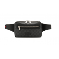 GUCCI GG Supreme Body Bag Belt Bag Black 