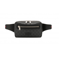 GUCCI GG Supreme Body Bag Belt Bag Black 