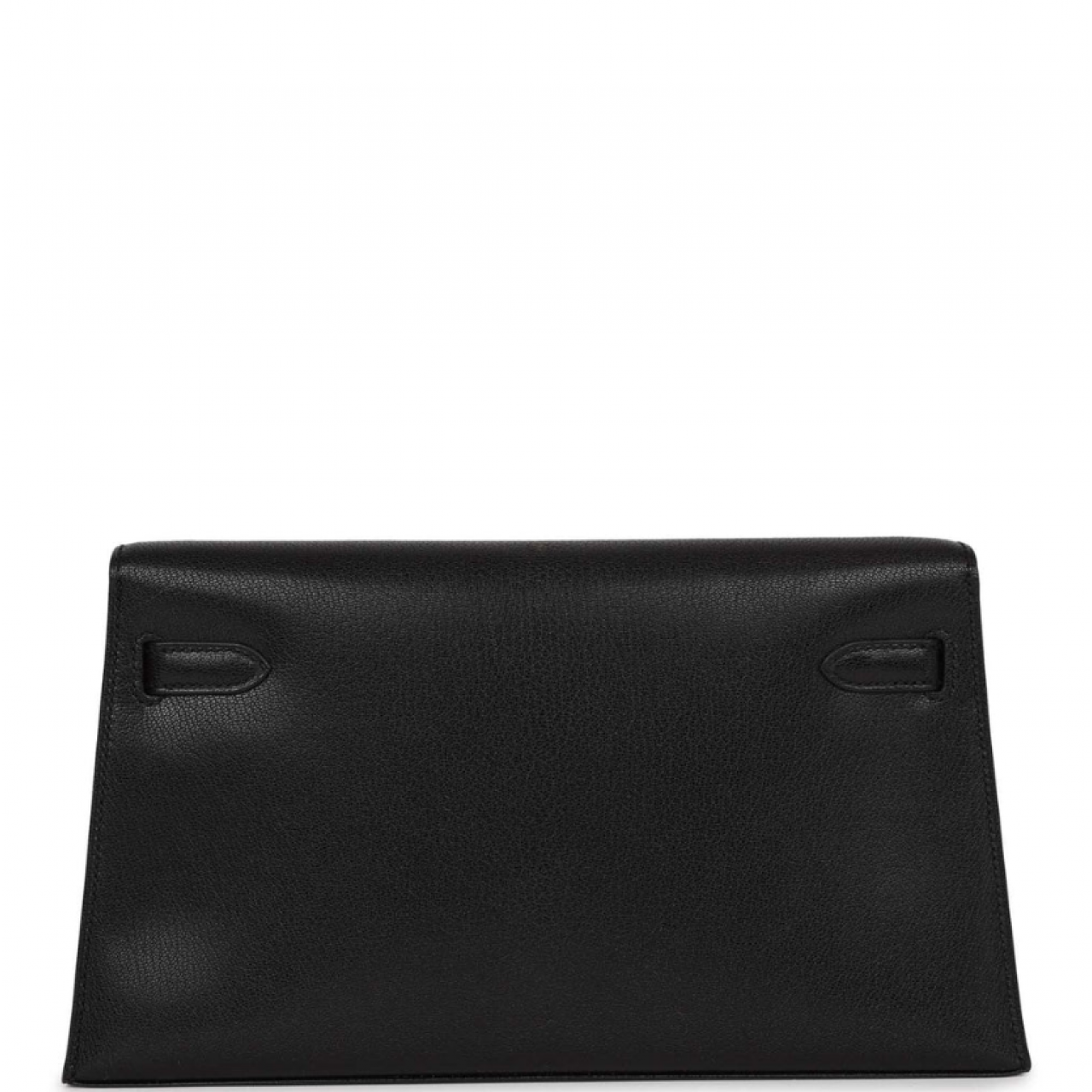 Hermes Kelly Elan Black Chevre Chamkila Gold Hardware