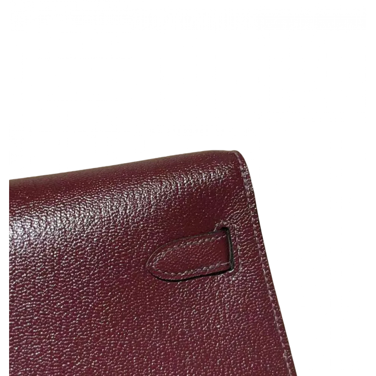 Hermes Kelly Elan Chevre Rouge Sellier Palladium Hardware
