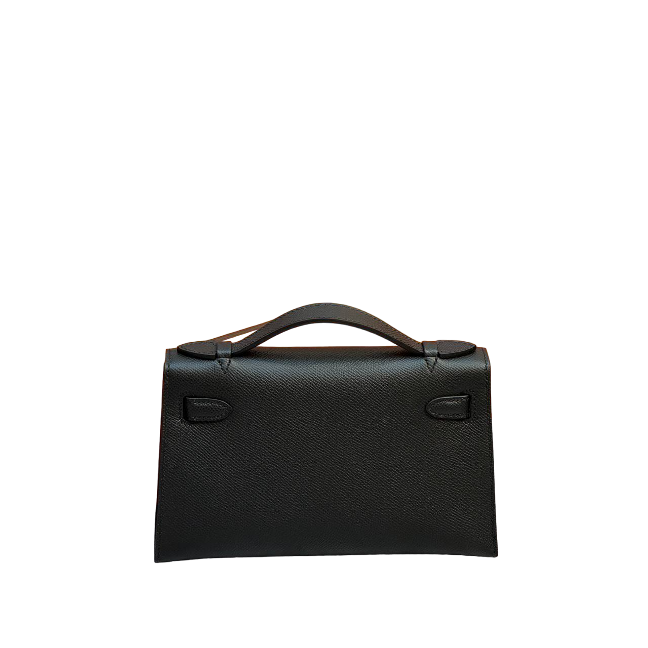 Hermes Mini Kelly Pochette 22cm Black Epsom Leather