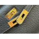 Hermes Mini Kelly Pochette 22cm Black Epsom Leather
