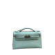 Hermes Mini Kelly Pochette 22cm Blue Epsom Leather 