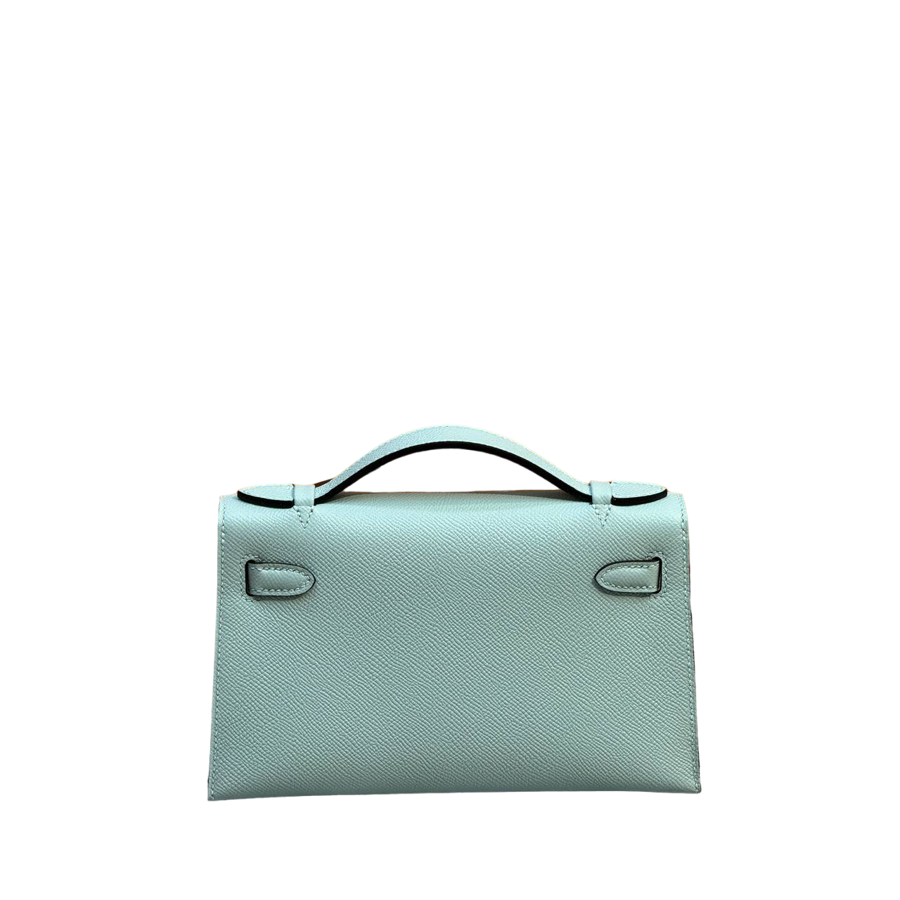 Hermes Mini Kelly Pochette 22cm Blue Epsom Leather 