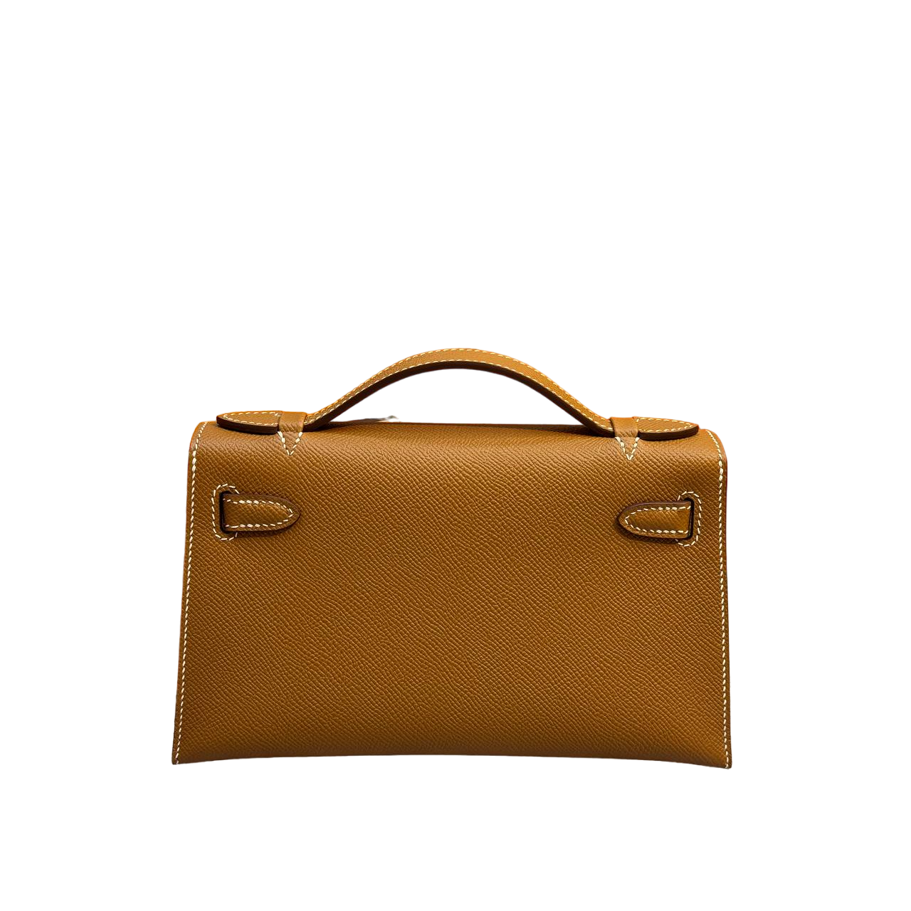 Hermes Mini Kelly Pochette 22cm Gold Epsom Leather