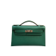 Hermes Mini Kelly Pochette 22cm Vert Vertigo Epsom Leather