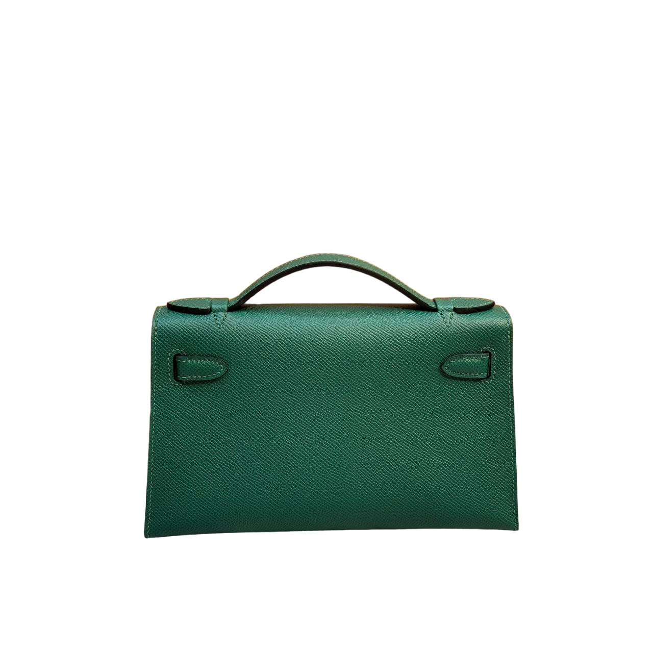 Hermes Mini Kelly Pochette 22cm Vert Vertigo Epsom Leather