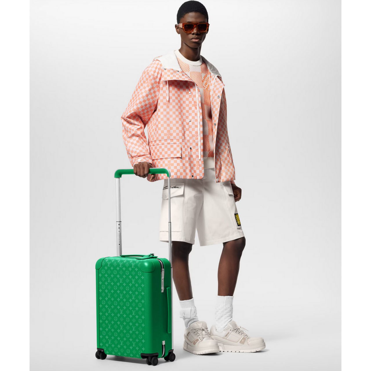 Чемодан Louis Vuitton Horizon 55 Taigarama Green