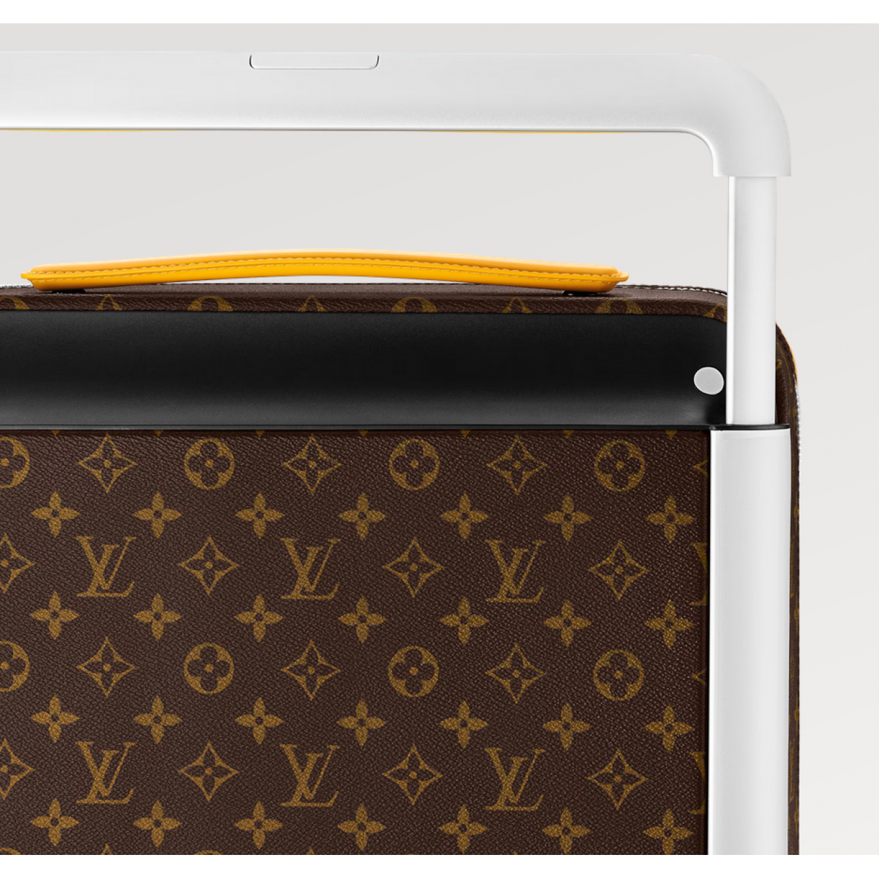 Чемодан Louis Vuitton Horizon 55 Канва Macassar Brown Yellow 