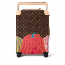 Чемодан Louis Vuitton x Yayoi Kusama Horizon 55 Monogram Pumpkin print