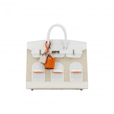 Hermes Birkin Faubourg 20 Sellier Neige (Snow) White