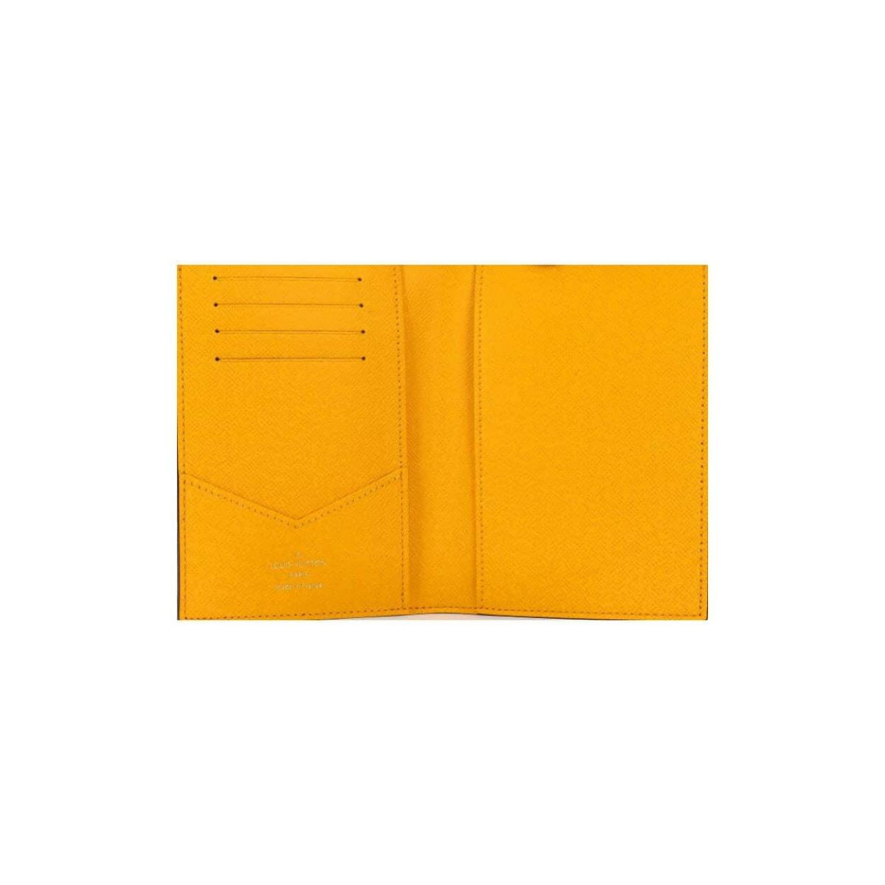 Louis Vuitton Monogram Yellow Passport Cover Christmas Animation 2022 обложка для паспорта