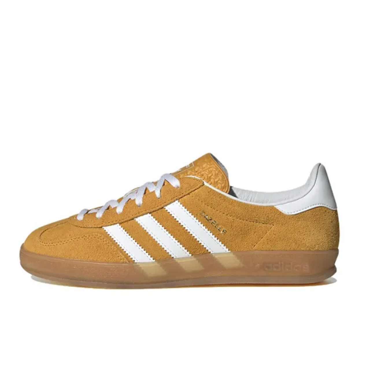 adidas gazelle silver green womens Adidas Gazelle Indoor Orange Peel White