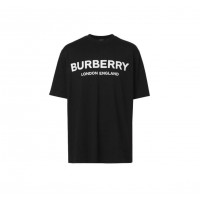 Burberry Cotton Printing футболка черная