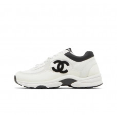 Кроссовки Chanel Top Trainer Suede White Black