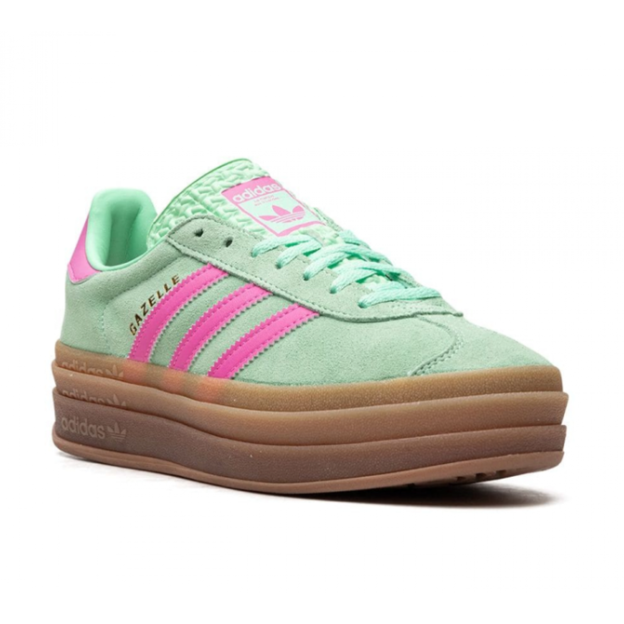 adidas Originals Gazelle Bold Pulse Mint Screaming Pink H06125
