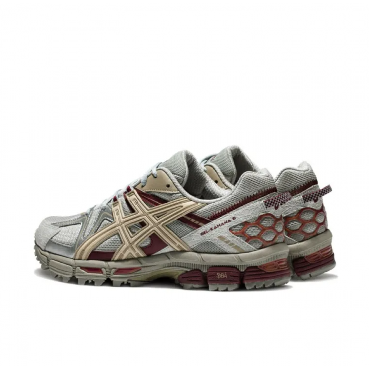 Кроссовки ASICS Gel-Kahana 8 Grey Red Burgundy 1011B109-025