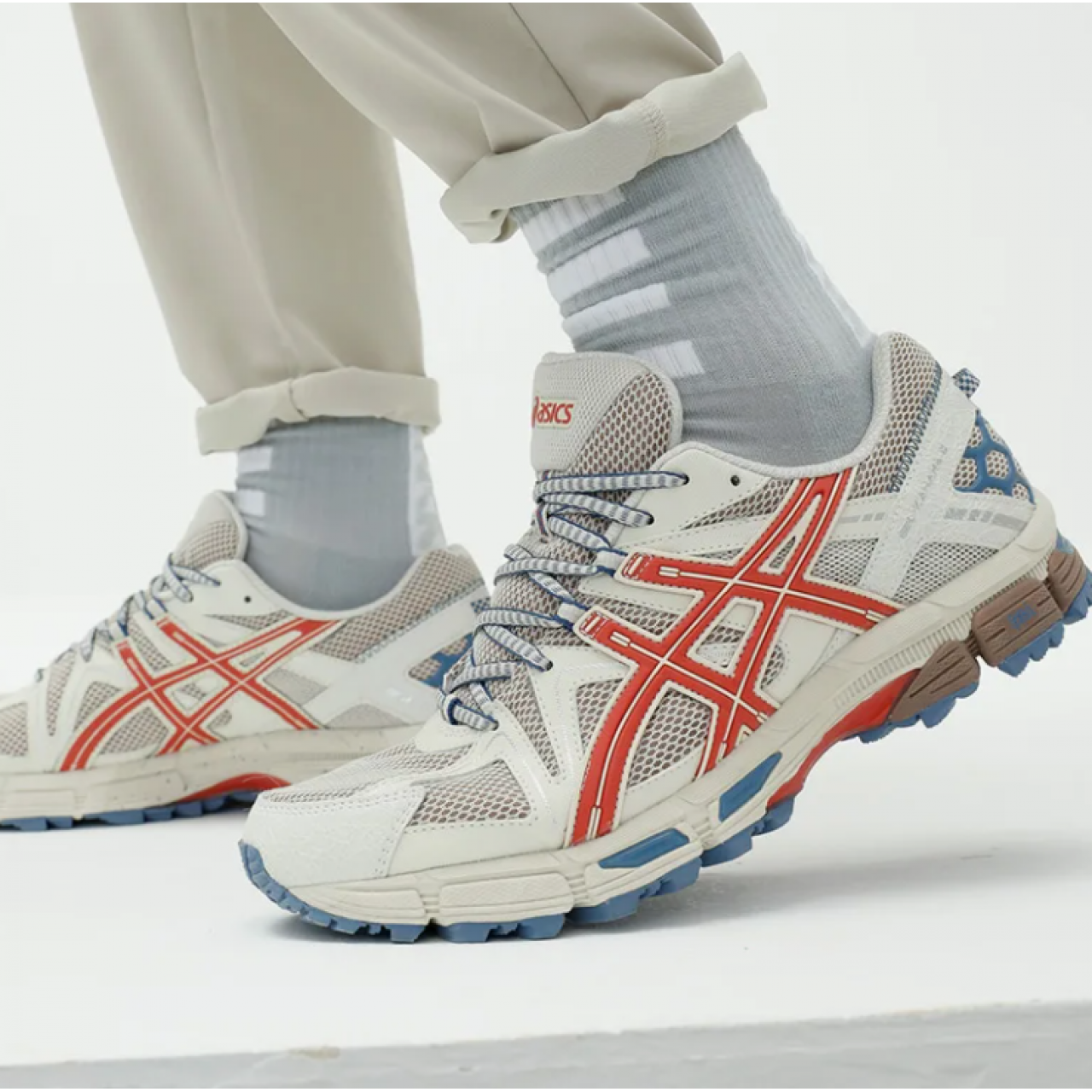 Кроссовки ASICS Gel‑Kahana 8 Light Brown Red 1011B109-200