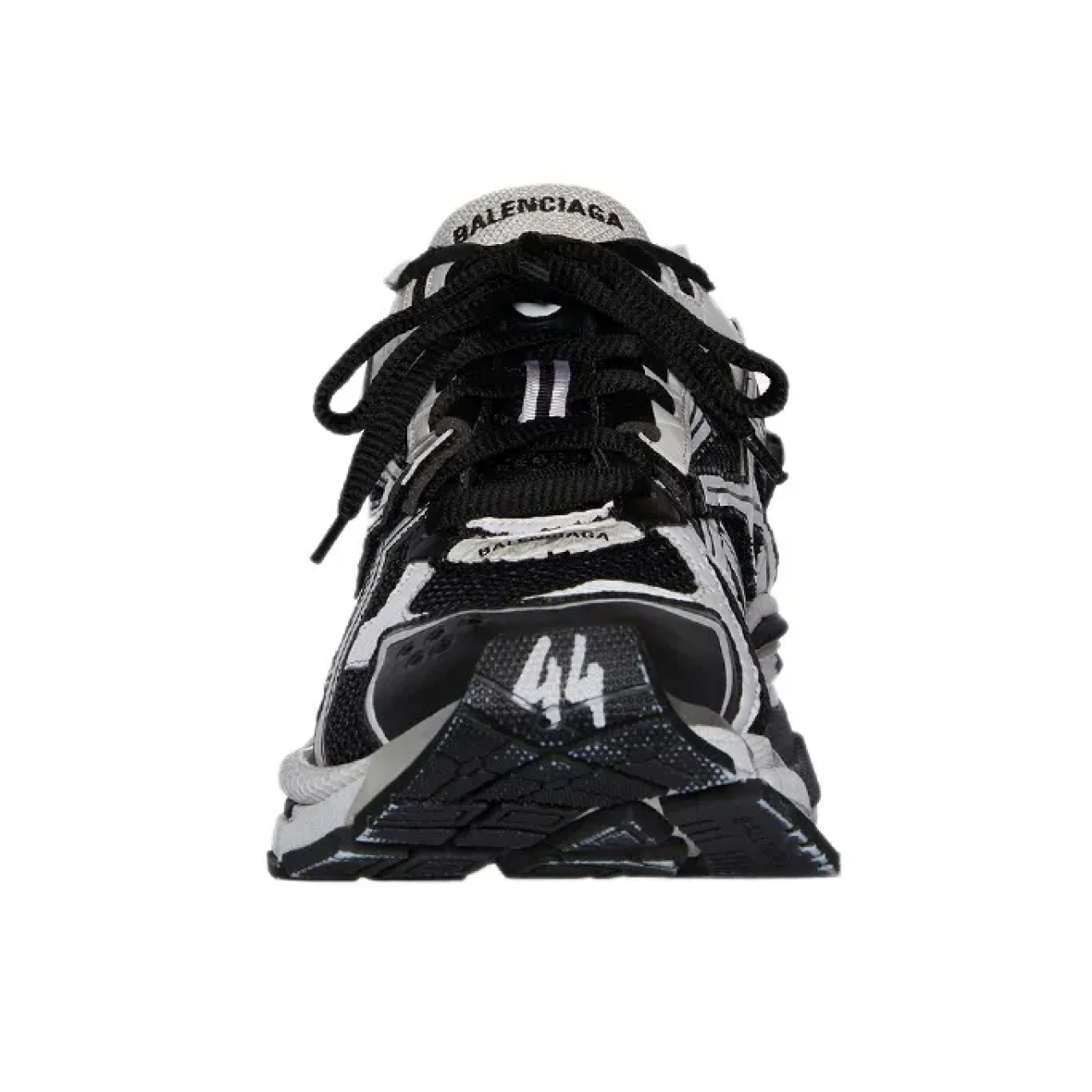 Кроссовки Balenciaga Runner Sneaker Black White 677403 W3RB2 9010