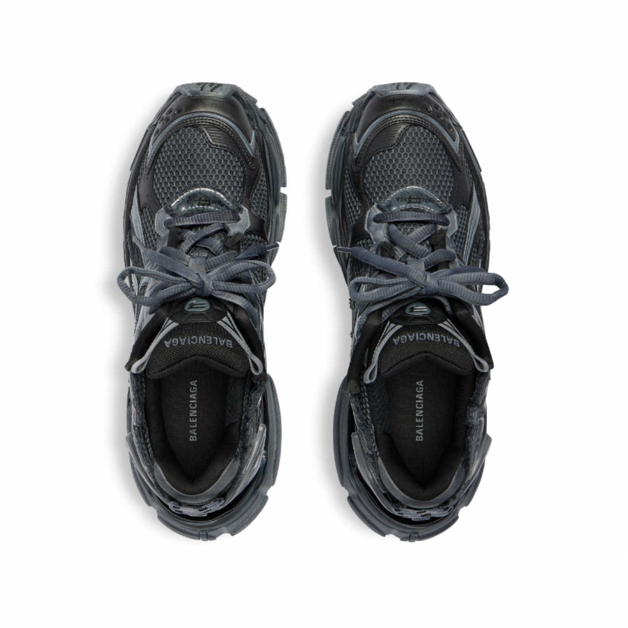 Кроссовки Balenciaga Runner Sneaker Dark Grey Black 677403 W3RBR 1515