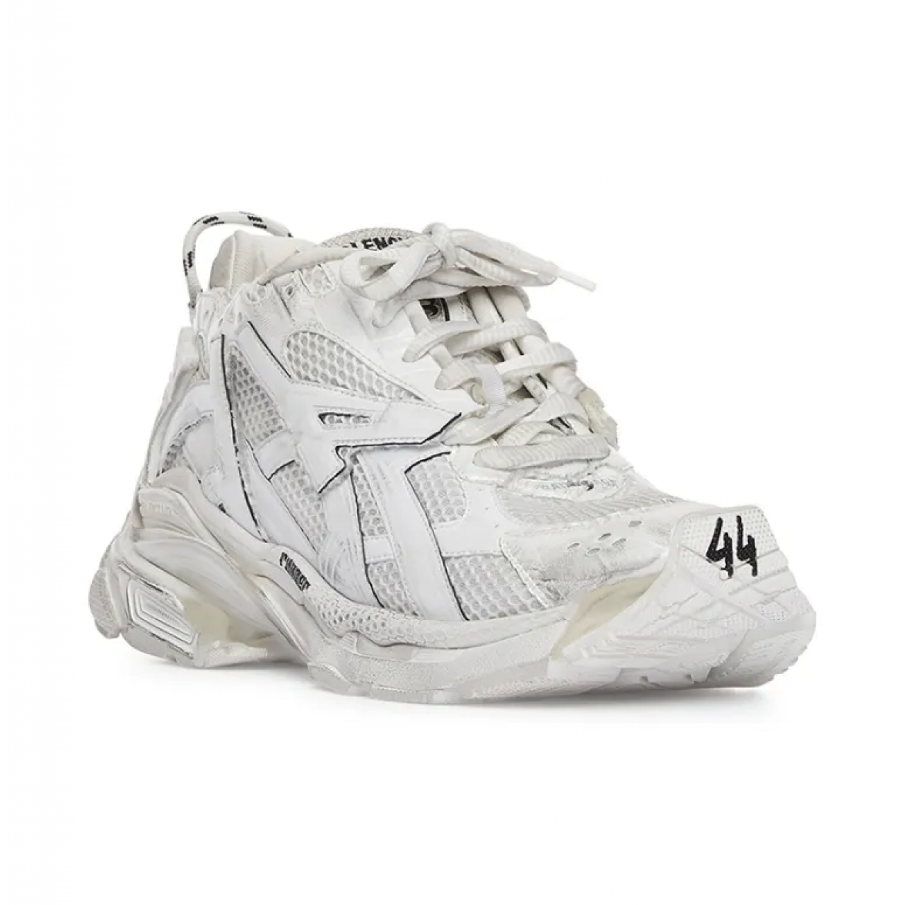 Кроссовки Balenciaga Runner Sneakers White 677403W3RB19000