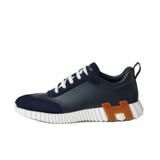 Hermes Bouncing Lifestyle Navy Blue Leather