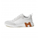 Кроссовки Hermes Bouncing Lifestyle White Brown Leather H221898Z-HI4